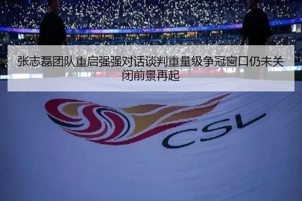 张志磊团队重启强强对话谈判重量级争冠窗口仍未关闭前景再起